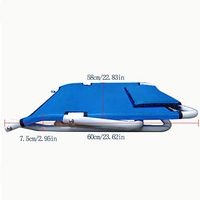 GYJ Adjustable Bed Backrest, Portable Folding Sit-up Back Rest, and Breathable Fabric Disability Backrest Support for Patient Elderly Nursing