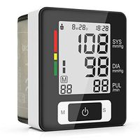 Digital Wrist Blood Pressure Monitor, Automatic Blood Pressure Cuff - 90 Readings Memory Function, Large Screen with Clinically Accurate and Fast Reading