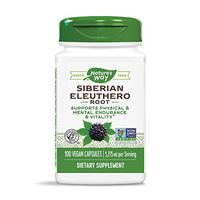 Nature's Way Premium Herbal Siberian Eleuthero, 1,275 mg per serving, 100 Capsules