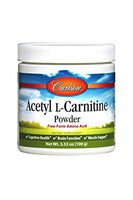 Carlson - Acetyl L-Carnitine Powder, Free-Form Amino Acid, Cognitive Health, Brain Function & Muscle Support, 3.53 oz (100 g)
