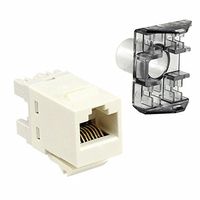 Commscope (Tyco/TE/Amp) Cat6 SL110 Jack, T568A/B RJ45, Light Almond 1375055-1