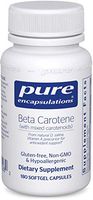 Pure Encapsulations - Beta Carotene (with Mixed Carotenoids) - Hypoallergenic Antioxidant and Vitamin A Precursor Supplement - 180 Softgel Capsules