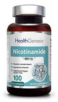 B3 Nicotinamide 500 mg 100 Vegetarian Capsules - Natural Flush-Free Vitamin Vcaps Formula | Gluten-Free Nicotinic Amide Niacin | Supports Skin Health | Healthy Cell Repair Support