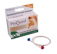 Proguard Mould Your Own Custom Earplugs - Beige - Plus Round Zip Case and Lanyard