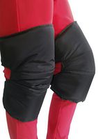 FakeFace Men Women Thicken Windproof Cycling Knee Warmers Thermal Down-Filled Knee Brace Wraps Pads Leg Protector for Outdoor Motorcycle Ski Snowboarding Runing Arthritis