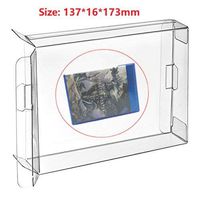 Childhood 10Pcs Clear Protective Box Case Display Sleeve Protector for Playstation 3 PS3 PS4 Games Cartridge DVD Disc Box