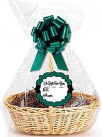 Dark Green 2Pack Designer Cello Bags/Tags/Bows Cellophane Gift Basket Packaging Bags Flat 18" x 30"