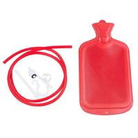 tinsay Enema Bag Kit Hot Water Bottle Cleansing Kit Enema Anal kit Bag Rubber for Colon Cleansing with Silicone Hose 2000ML/0.43bal