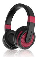 Sylvania SBT214- Bluetooth Stereo Headphones (Red)