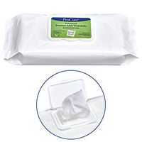 Disposable Wet Adult Wipes, 64 Pack - Pre Moistened Soft Washcloths for Elderly and Babies - Enriched with Aloe and Lanolin, Hypoallergenic and Alcohol Free - Premium Quality, 9"x13"