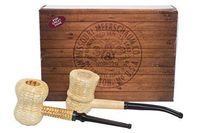 Missouri Meerschaum Great Dane 2-Corncob Pipe Gift Set