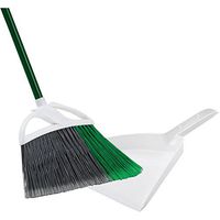 Libman Commercial 248 Large Precision Angle Broom & 10" Dustpan - Lot of 4