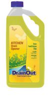 Drain OUT Kitchen Drain Opener and Drain Cleaner, Food and Grease Remover, Fresh Citrus - 32 Ounce