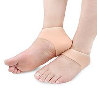 Cutelove 1 Pair Plantar Fasciitis Silicone Gel Sleeve Heel Foot Protector Reduce Pressure on Heel, Relief Heel Pain and Cracked Heel For Men and Women