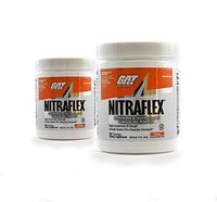 GAT - NITRAFLEX - Testosterone Enhancing Powder, Increases Blood Flow, Boosts Strength & Energy, Improves Exercise Performance, Creatine-Free (Orange, 30 Servings)