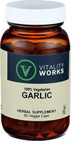 Vitality Works, Garlic Organic, 90 Count