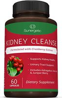 Premium Kidney Cleanse Supplement – Powerful Kidney Support Formula with Cranberry Extract Helps Support Healthy Kidneys & Urinary Tract Support– 60 Vegetarian Capsules