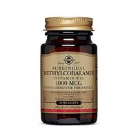 Solgar Methylcobalamin (Vitamin B12) 1000 mcg, 30 Nuggets - Supports Energy Metabolism - Body-Ready, Active Form of B12 - Vitamin B - Non GMO, Vegan, Gluten, Dairy Free, Kosher - 30 Servings