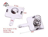 10Pcs Battery Positive Negative Conversion Spring Contact Plate