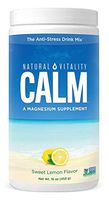 Natural Vitality Calm The Anti-Stress Drink Mix, Magnesium Supplement Powder, Lemon,16 Ounce