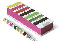 Graphique - Flavor Stripes Pen with Self-display Packaging, Multi-colored - Includes one extra refill!!