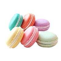 Tinksky 6pcs Mini Earphone SD Card Macarons Storage Box Case Carrying Pouch (Random Color)