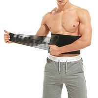 JOJOO Stabilizing Lumbar Lower Back Brace and Support Belt-Breathable Mesh Panels and Elastic Adjustable Dual Straps-Improves Posture and Provides Lumbar Support for Men & Women,XL