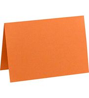 A1 Folded Card (3 1/2 x 4 7/8) - Mandarin Orange (250 Qty.)