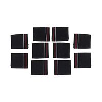 BESPORTBLE 10pcs Finger Sleeve Knit Protective Cover Basketball Sport Nylon Protective Finger Sleeve for Sport Outdoor Training (Black)