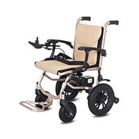 Xiao Jian Wheelchair - Aluminum Folding Electric Wheelchair, Disabled Elderly Lightweight Scooter, Load 100kg Wheelchair (Color : Single Control)