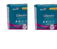 2 Pack H‑E‑B Reliance Underwear, (1 X‑Large 1 XXL) Maximum Absorbency 14 Count Each(Extra Large: 48-64 inch Waist; 58-68 inch Hips; 200-300 lbs.)