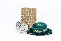AHCHOO Mugwort Moxibustion Starter Pack — Waist Belt * 2 + 54 Moxa Sticks + 2 Moxa Boxes (5 Items) (Green)