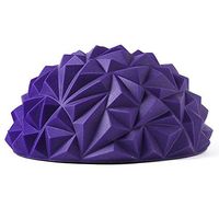 Beuttiful Massager Spiky Massage Ball PVC Foot Trigger Point Stress Relief Yoga Massager (Purple)