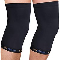 Copper Compression Knee Sleeve, LotFancy Copper Knee Brace for Women Men, Knee Support for ACL, Meniscus, MCL, Stiff Muscle and Joints, 1 Pair, Medium