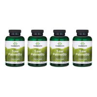 Swanson Saw Palmetto Herbal Supplement for Men Prostate Health Hair Supplement Urinary Health 540 mg 250 Capsules (4 Pack)