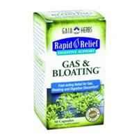 Gaia Herbs Gas & Bloating Digestive Support, 50-capsule Bottle ( Multi-Pack)