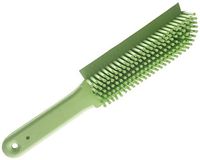 Sweepa Rubber Brush for Cleaning, Grooming, Lint and Fur Removal. Home and Auto. (Green)