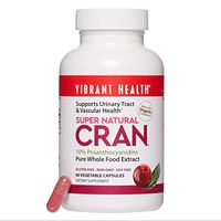Vibrant Health - Super Natural Cran, Supports Urinary Tract & Vascular Health, 60 Count
