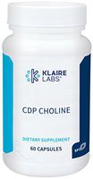 Klaire Labs CDP Choline - 250 Milligrams Hypoallergenic Citicoline to Support Memory, Attention & Focus (60 Capsules)