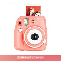Fujifilm Instax Camera Mini 9 Coral Orange Instant Film Camera Instant Film Photo Camera 2019