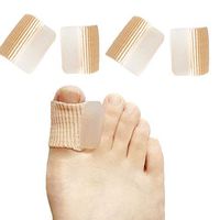 Hallux Valgus Gel Toe Spacers（2 PAIRS） Cushion with Toe Straightener Sleeve Tube for Bunion, Toe Alignment, Overlap Toes, Hammer Toe in Shoes（2 PAIRS）