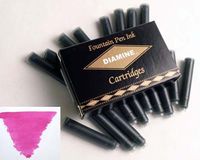 Diamine Refills Claret Pack of 18 Fountain Pen Cartridge - DM-8006