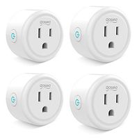 Smart plug, Gosund Mini Wifi Outlet Works With Alexa, Google Home & IFTTT, No Hub Required, Remote Control Your Home Appliances from Anywhere, ETL Certified,Only Supports 2.4GHz Network(4 Pieces)