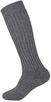 Therapeutic Alpaca Socks - Over The Calf - Diabetic, Neuropathy, Large Calf Socks by Alpacas of Montana (Small, Gray)