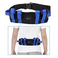 Gait Belt Patient Lift Transfer Board Slide Belt Medical Lifting Transport Belts Gate Grip Belt for Seniors Physical Ttherapy Safety Elderly bariatric Walking Nursing Assist Straps with Handles (Blue)