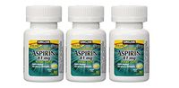 Cos5 Kirkland Signature kpyxJS LOW Dose Aspirin 81mg Pain Reliever Aspirin Regimen Safety Coated Enteric, 365 Count (3 Pack)