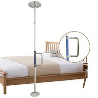Security Pole Transfer Floor to Ceiling Pole Standing Support Grab Bars for Bathroom Handicap Stand Assist Shower Bars Safety Toilet Handles Elderly Hand Rails Mobility Bar Bedside Assist Safety Poles