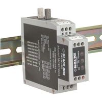 Black Box MED100A DIN Rail RS-232/RS-485 to Fiber Driver