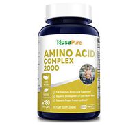 Amino Acid Complex Blend 2000 mg 180 Vegetarian Caps (Non-GMO & Gluten Free) Build Muscle, Improve Recovery and Increase Endurance