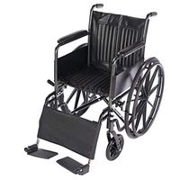Lacura Leg Strap, Wheelchair Accessory to Support Lower Legs & Prevent Feet from Falling Off Foot Rests, Wheelchair Leg Pad Provides Comfort & Support for Elderly, Handicapped, and Disabled Users